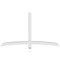 Ekena Millwork Bellingham Architectural Grade PVC Gable Bracket, 84"W x 49"H x 4"D x 4"F, 14/12 Pitch GBP084X49X0404BEL00 - alternate 3